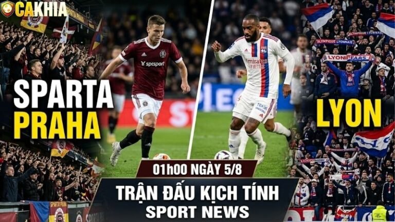 Nhận định trận đấu 01h00 ngày 5/8: Sparta Praha vs Lyon