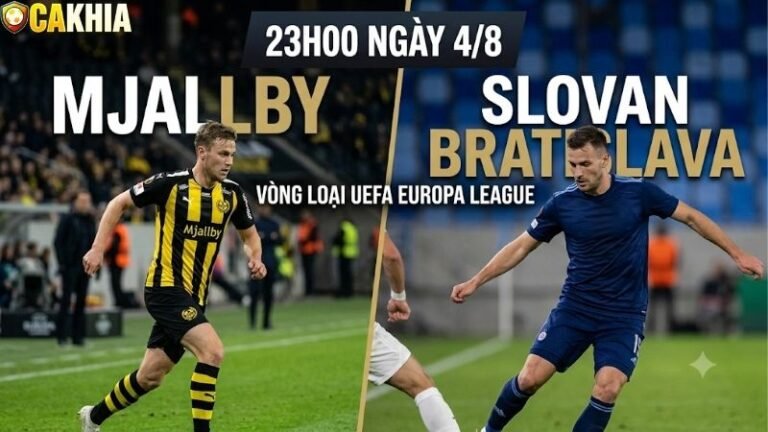 Nhận định trận đấu 23h00 ngày 4/8: Mjallby vs Slovan Bratislava
